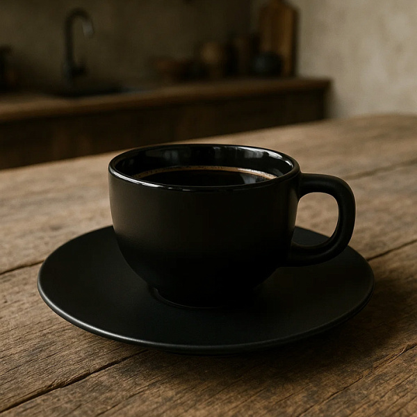 Чайная пара Frozen, чёрная