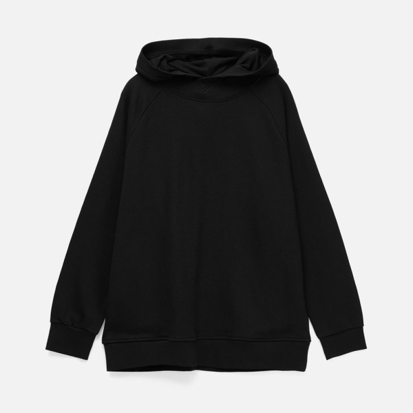 Худи унисекс H5, черное, XS–XXL
