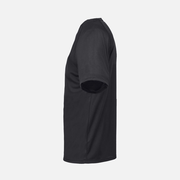 Футболка спортивная унисекс Vortex, черная, XS–XXL