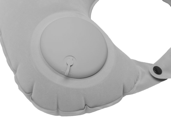 Подушка для путешествия с помпой «Push», Цвет серый