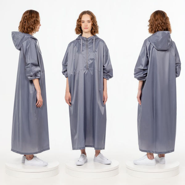 Дождевик-анорак R1, синий, XS–XXL