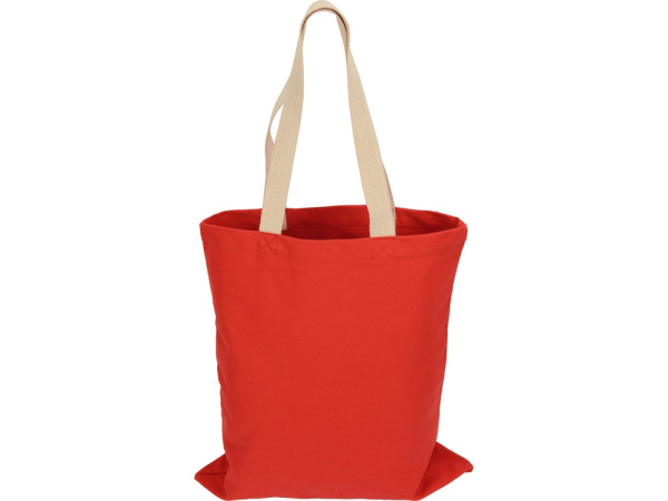 Сумка для шопинга «Steady» хлопковая с парусиновыми ручками, 260 г/м2, Цвет красный