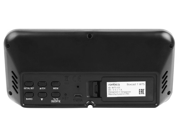 Метеостанция «BoxCast 1 WTS», Цвет черный