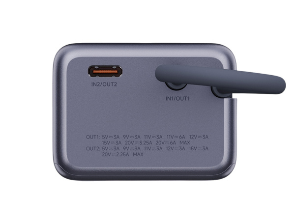 Внешний аккумулятор со встроенным кабелем Xiaomi 165W Power Bank, 10000 мАч, Цвет серый
