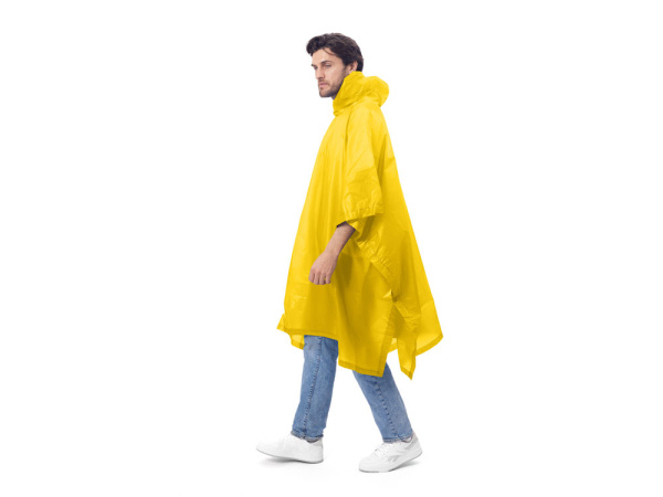 Пончо «Hawaii» c чехлом унисекс, Цвет желтый