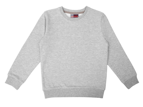 Свитшот "Motion" с начесом, детский, Размер 6, Цвет серый меланж