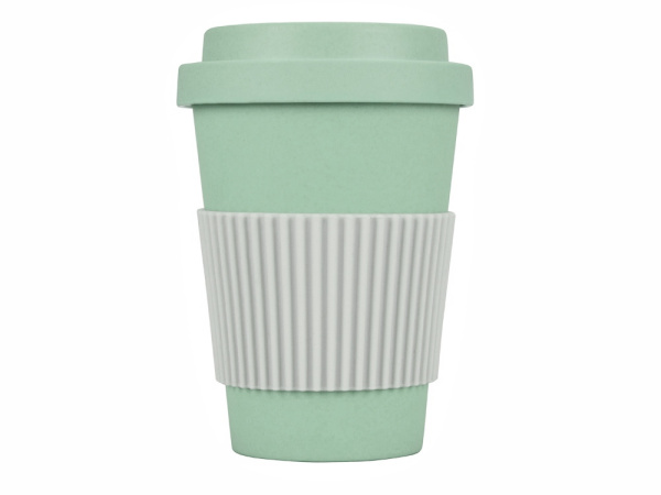 Термокружка из натуральных волокон «Muffin», Цвет зеленый оливковый