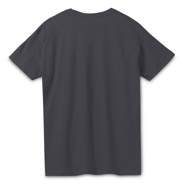 Футболка унисекс Regent 150, темно-серая (графит), XS–5XL