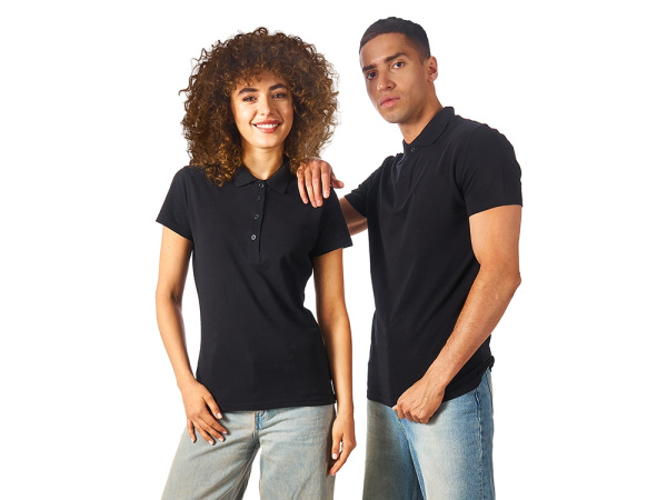 Рубашка поло «First 2.0» женская, Размер XL, Цвет черный