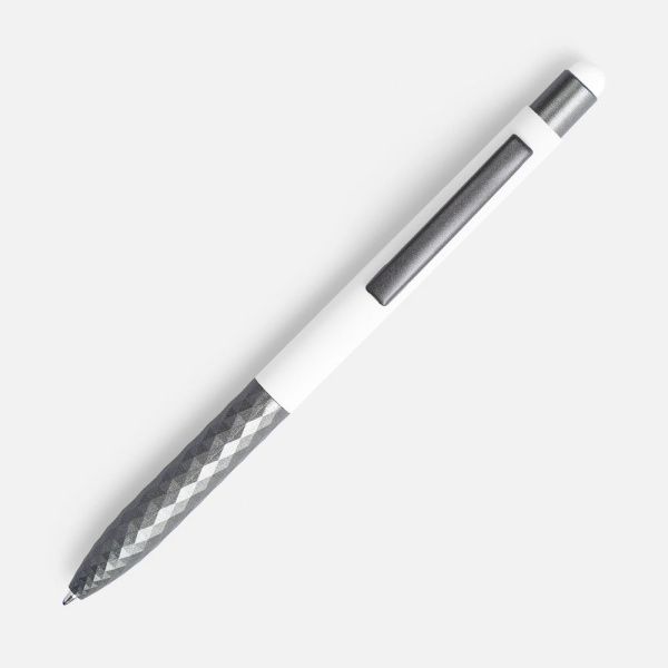 Ручка шариковая Digit Soft Touch со стилусом, белая, 14,5х1 см