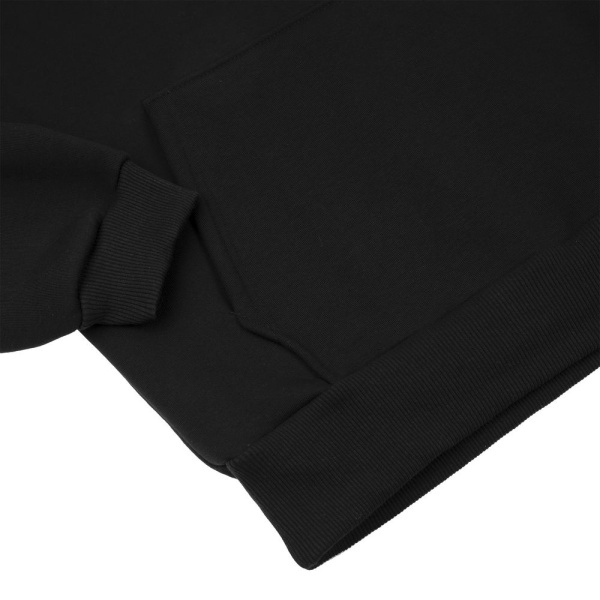Худи унисекс оверсайз Full Swing, черное, XS–XXL