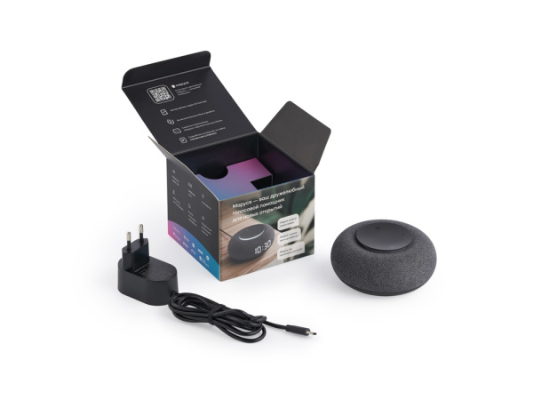 Умная колонка «Капсула Мини» с голосовым помощником Марусей, Цвет темно-серый