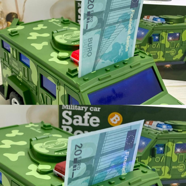 Военная машинка сейф копилка Military Car Safe Box
