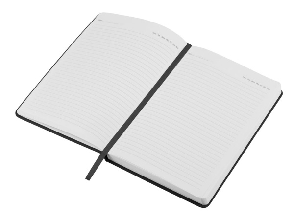 Бизнес-блокнот А5 «C2» soft-touch, Цвет черный