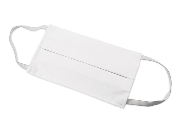 Маска для лица многоразовая из хлопка, Цвет белый