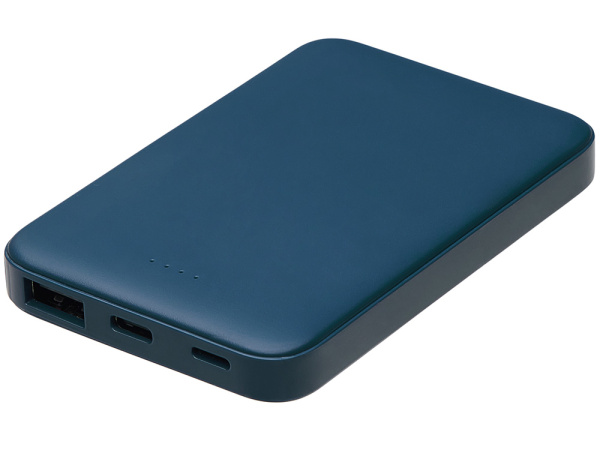 Внешний аккумулятор «Simp», 5000 мАч, Цвет темно-синий