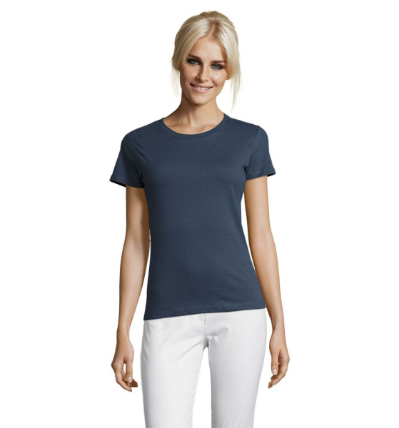 Футболка женская Regent Women, синяя (джинс), S–XXL