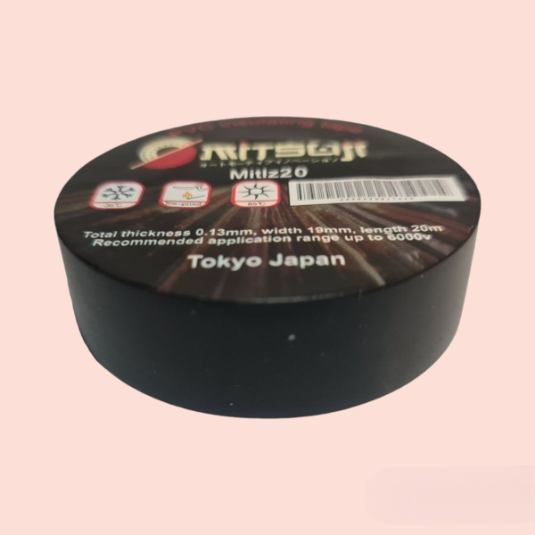 Изолента автомобильная профессиональная 20 м / Защищает электрические контакты и компоненты автомобиля