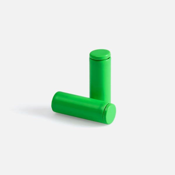 Наконечник для шнурка Nozzle, ver.2, зеленый неон, 0,5x2 см