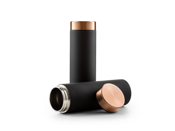 Термос «LE BATON», Цвет черный/медный