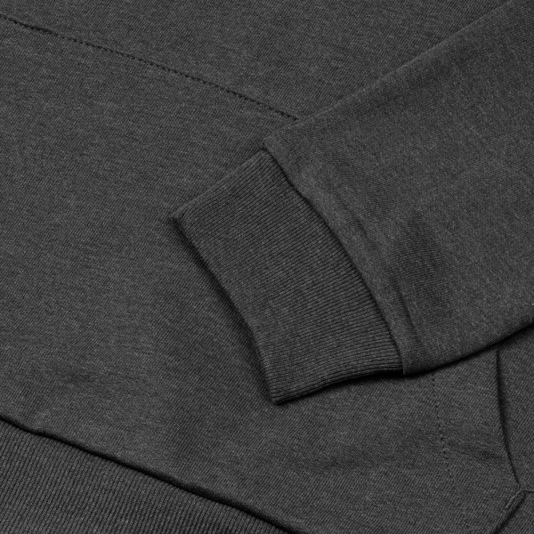 Толстовка с капюшоном унисекс Hoodie, серый меланж (антрацит), XS–3XL