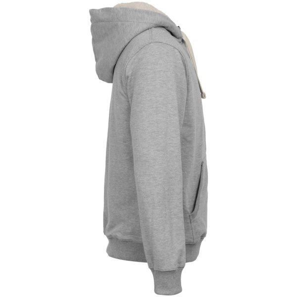 Толстовка на молнии Kulonga Sherpa, серый меланж, XS–XXL