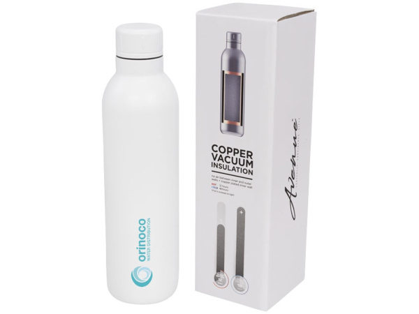Вакуумная термобутылка с медной изоляцией «Thor», 510 мл, Цвет белый