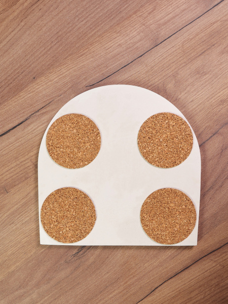 Поднос для мелочей и украшений декоративный из гипса, арт. g003003