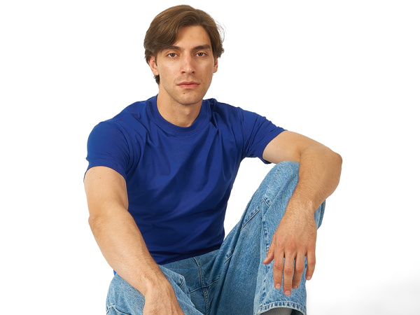 Футболка «HD Fit» мужская, Размер 3XL, Цвет синий классический