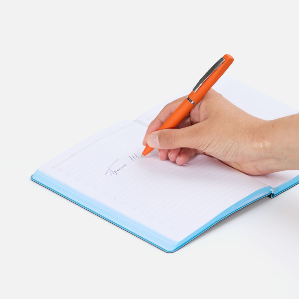 Ручка шариковая Bolt Soft Touch, оранжевая, 13,8х1,3 см