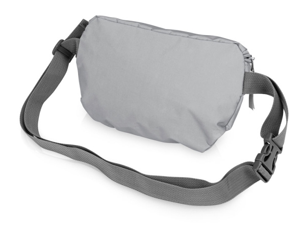 Светоотражающая сумка на пояс «Reflector», Цвет серый светоотражающий