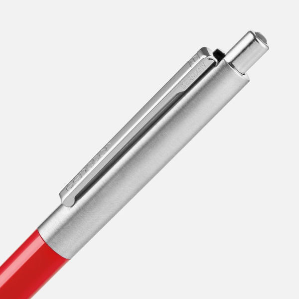 Ручка шариковая Senator Point Metal, ver.2, красная, 0,9х13,7 см