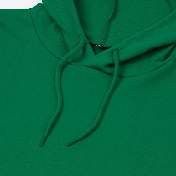 Толстовка с капюшоном унисекс Hoodie, зеленая, XS–3XL