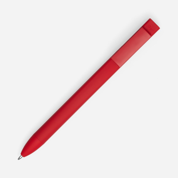 Ручка шариковая Swiper SQ Soft Touch, красная, 14,5x1,1 см