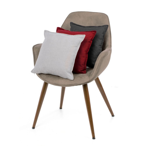 Подушка Settle In, серая, 35х35 см