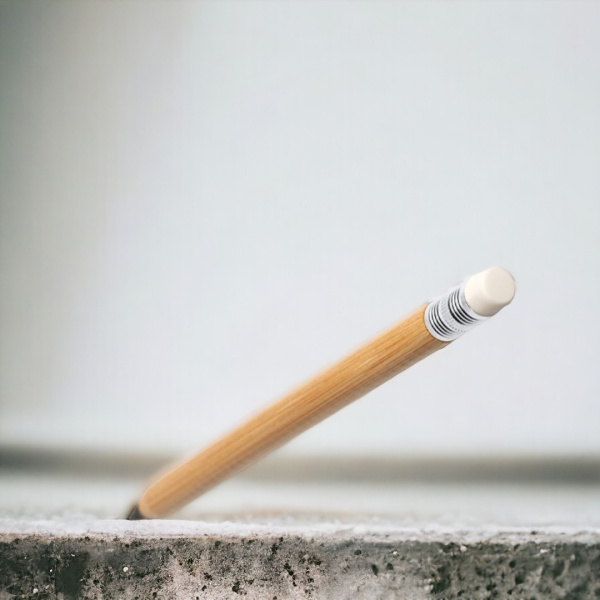 Бесконечный карандаш с ластиком TIKUN / Вечный карандаш, бежевый