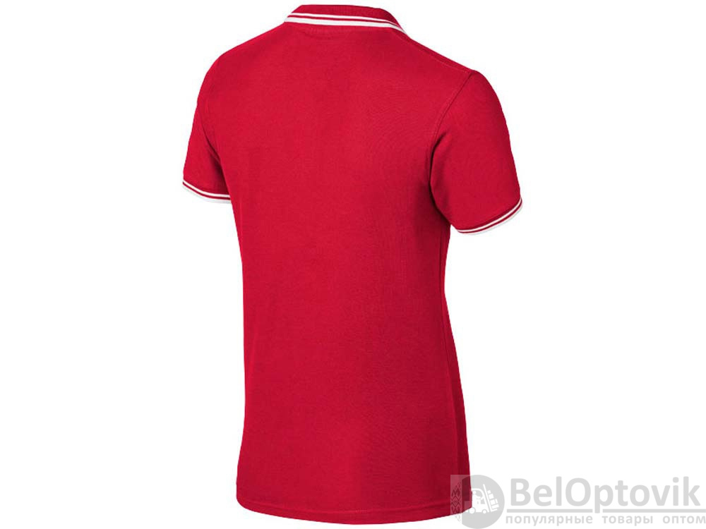 Рубашка поло "Erie" мужская, Размер S, Цвет красный/белый