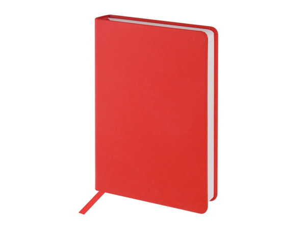 Ежедневник с каменной бумагой недатированный А5 «Carrara», Цвет красный