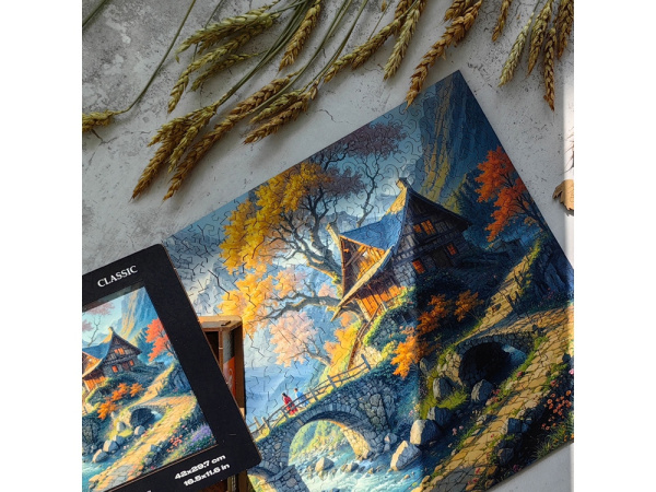 Деревянный пазл «Wonderhouse», Цвет разноцветный