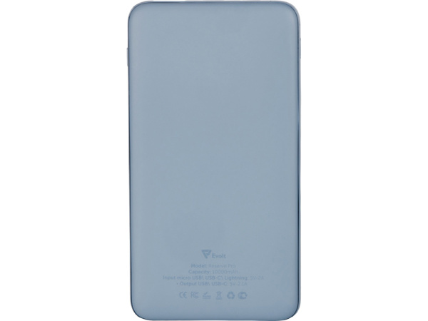 Внешний аккумулятор «Reserve Pro»,10 000 mAh, Цвет серый антрацит