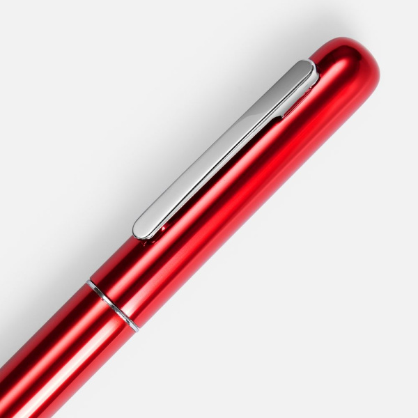 Ручка шариковая Scribo, красная, 14х1,2 см