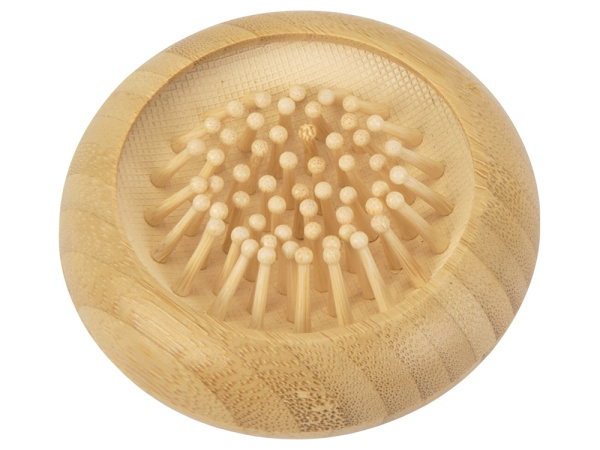 Расческа с зеркалом «Daisy» из бамбука, Цвет натуральный