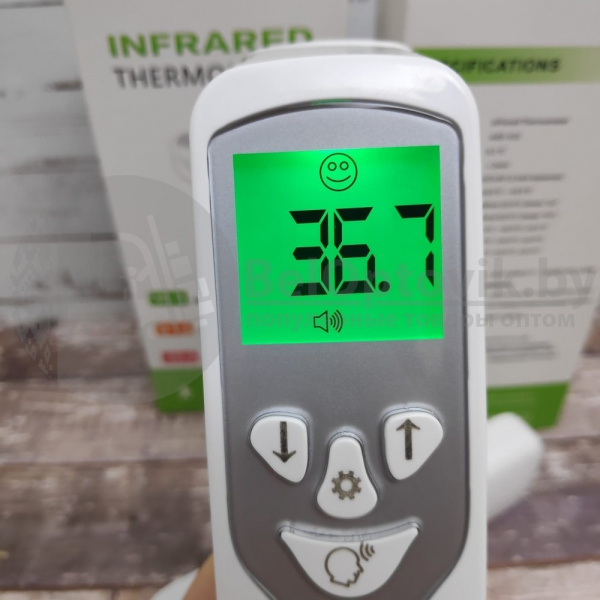 Термометр - пирометр 2 в 1 бесконтактный инфракрасный Forehead Thermometer