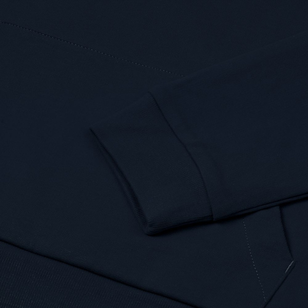 Толстовка на молнии с капюшоном Unit Siverga Heavy, темно-синяя, XS–5XL