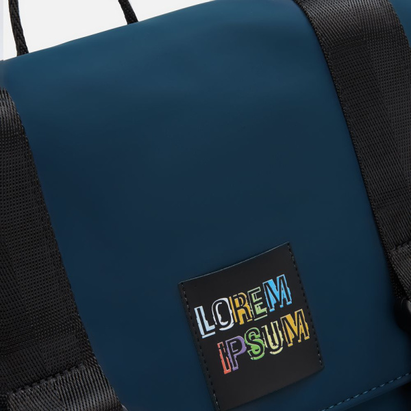 Лейбл Listra Soft Touch, L, черный, 5х5 см