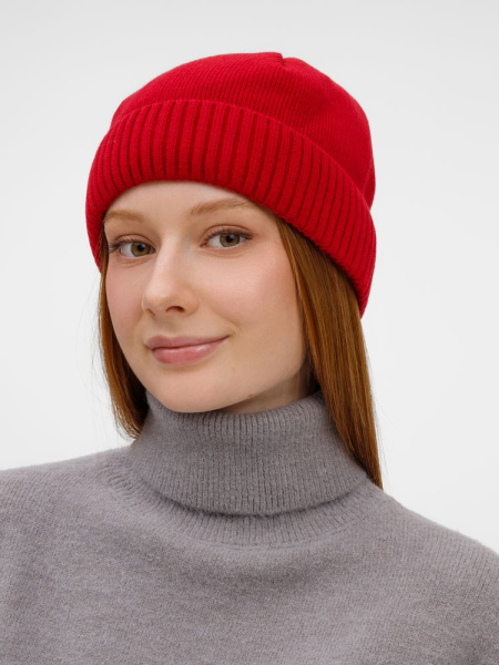 Шапка ComFleece, красная, размер 60-62