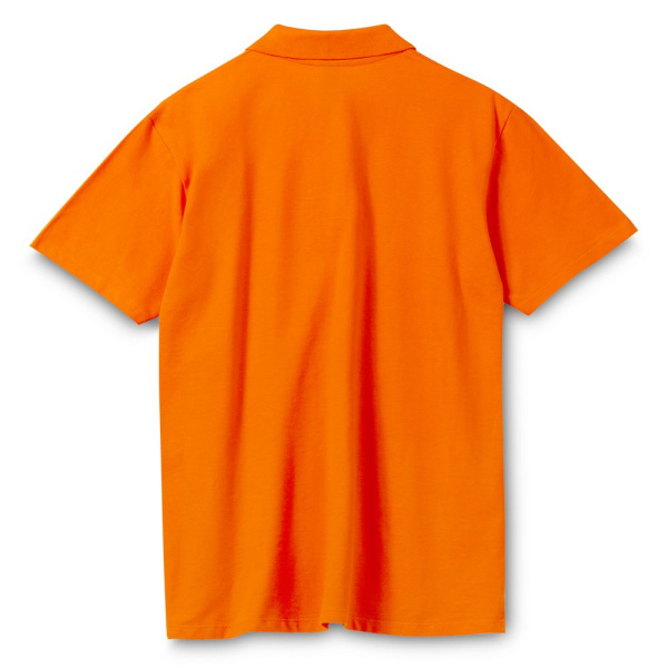 Рубашка поло мужская Spring 210, оранжевая, S–XXL