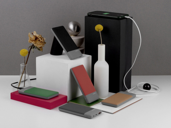 Внешний аккумулятор «NEO Charge 4C», 10000 mAh, Цвет светло-коричневый, светло-серый