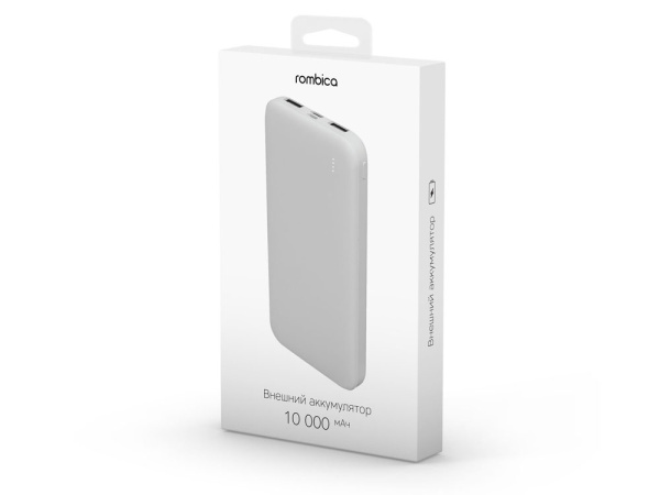 Внешний аккумулятор «NEO P10», 10000 mAh, Цвет белый