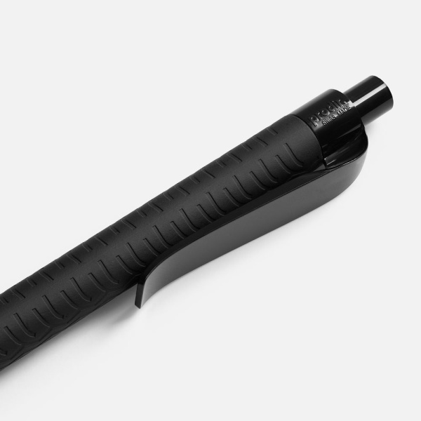 Ручка шариковая Prodir QS03 PRP Tyre Soft Touch, черная, 14х1 см